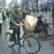 Ross Bonetti Velib Biking in Paris