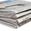 Stack of newspapers
