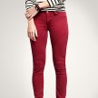 Red Jean Leggings From The Gap